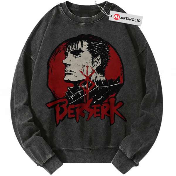 Guts Sweatshirt, Berserk Sweatshirt, Anime Sweatshirt, Vintage Sweatshirt