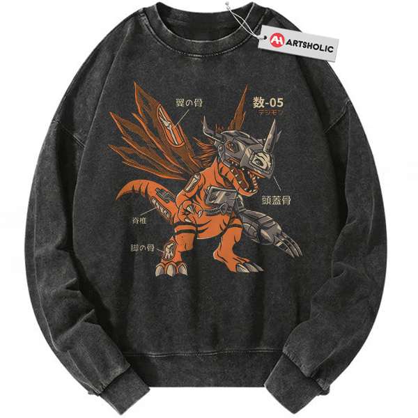 MetalGreymon Sweatshirt, Digimon Adventure Sweatshirt, Anime Sweatshirt, Vintage Sweater