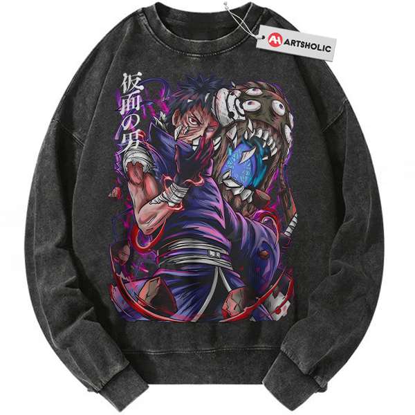 Obito Uchiha Sweatshirt, Naruto Sweatshirt, Anime Sweatshirt, Vintage Sweatshirt