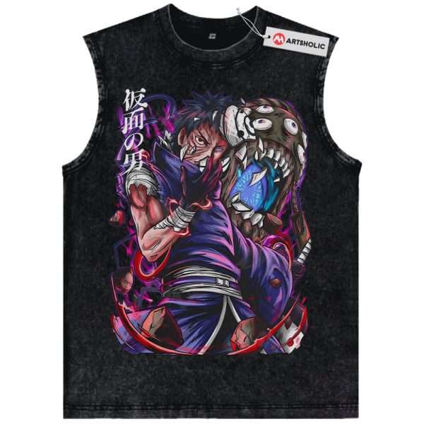 Obito Uchiha Tank Top, Naruto Tank Top, Anime Tank Top, Vintage Tank Top
