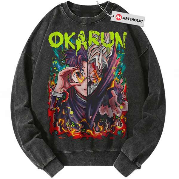 Okarun Sweatshirt, Ken Takakura Sweatshirt, Dandadan Sweatshirt, Anime Sweatshirt, Vintage Sweatshirt