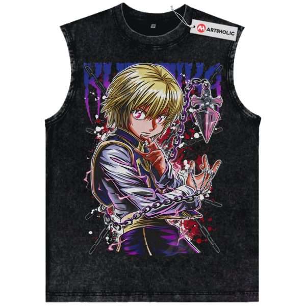 Kurapika Tank Top, Hunter x Hunter Tank Top, HxH Tank Top, Anime Tank Top, Vintage Tank Top