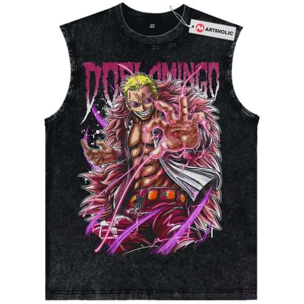 Donquixote Doflamingo Tank Top, One Piece Tank Top, Anime Tank Top, Vintage Tank Top
