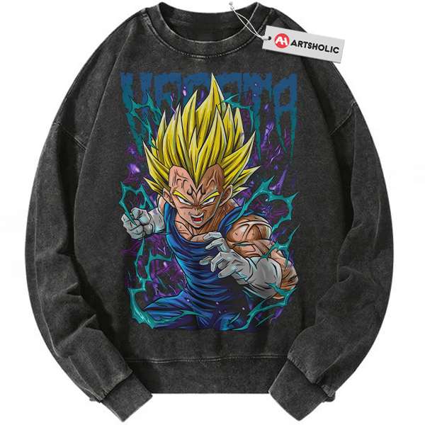 Vegeta Sweatshirt, Dragon Ball Sweatshirt, Anime Sweatshirt, Vintage Sweater