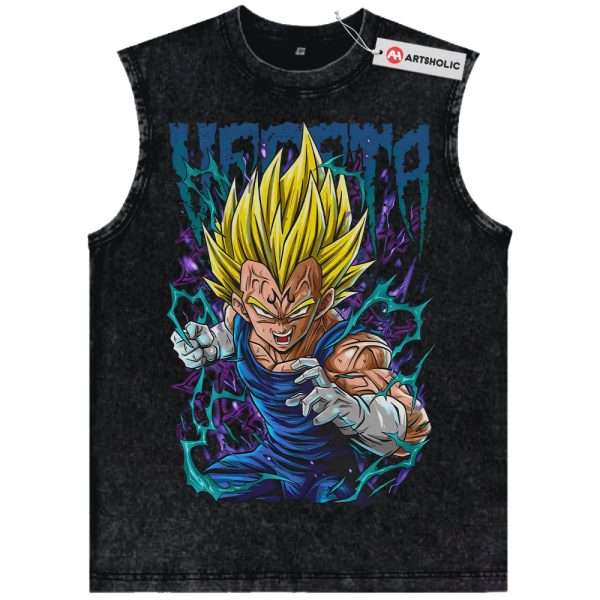 Vegeta Tank Top, Dragon Ball Tank Top, Anime Tank Top, Vintage Tank Top