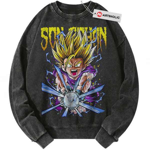Son Gohan Sweatshirt, Dragon Ball Sweatshirt, Anime Sweatshirt, Vintage Sweater