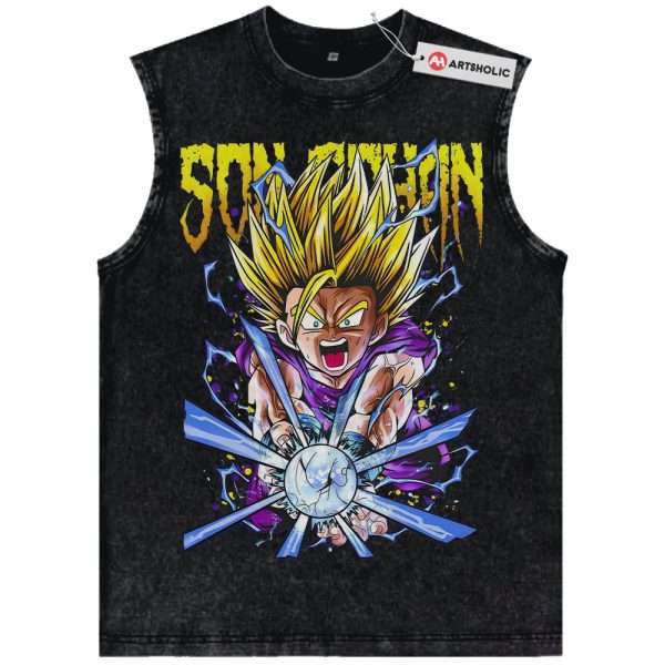 Son Gohan Tank Top, Dragon Ball Tank Top, Anime Tank Top, Vintage Tank Top
