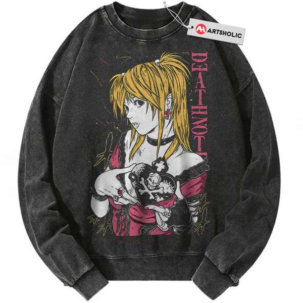 Misa Amane Sweatshirt, Death Note Sweatshirt, Anime Sweatshirt, Vintage Sweatshirt