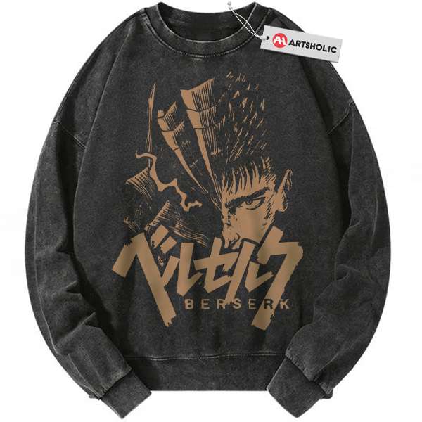 Guts Sweatshirt, Berserk Sweatshirt, Anime Sweatshirt, Vintage Sweatshirt