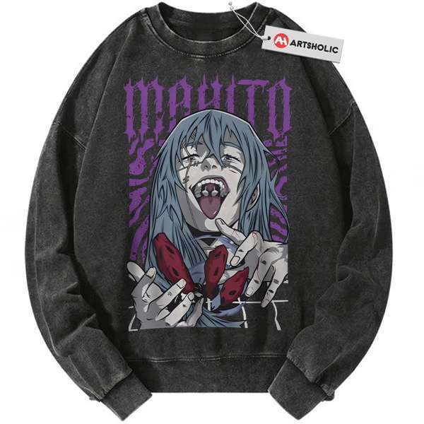 Mahito Sweatshirt, Jujutsu Kaisen Sweatshirt, Anime Sweatshirt, Vintage Sweater