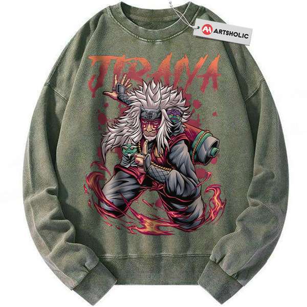 Jiraiya Sweatshirt, Naruto Sweatshirt, Anime Sweatshirt, Vintage Sweatshirt