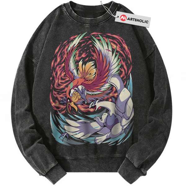Lugia vs Ho-oh Sweatshirt, Pokemon Sweatshirt, Anime Sweatshirt, Vintage Sweatshirt