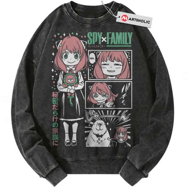 Anya Forger Sweatshirt, Spy x Family Sweatshirt, Anime Sweatshirt, Vintage Sweatshirt