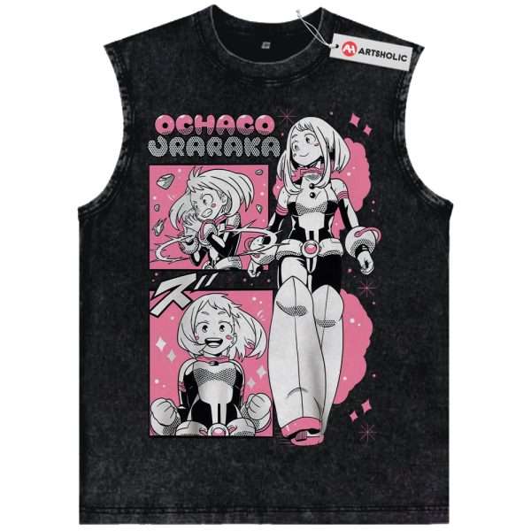 Ochaco Uraraka Tank Top, Uravity Tank Top, MHA Tank Top, Anime Tank Top, Vintage Tank Top