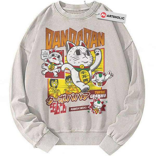 Turbo Granny Sweatshirt, Dandadan Sweatshirt, Anime Sweatshirt, Vintage Sweater