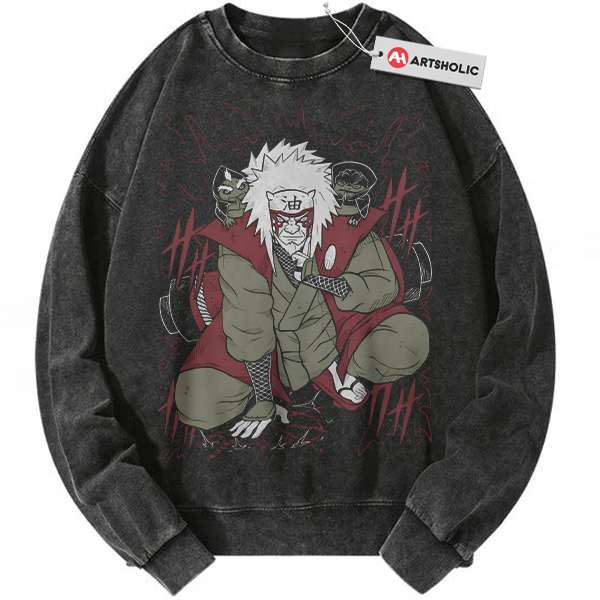 Jiraiya Sweatshirt, Naruto Sweatshirt, Anime Sweatshirt, Vintage Sweater