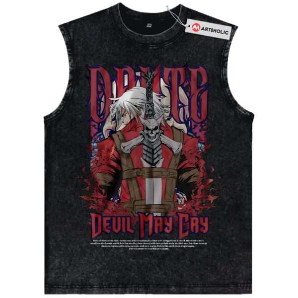 Dante Tank Top, Devil May Cry Tank Top, Game Tank Top, Vintage Tank Top
