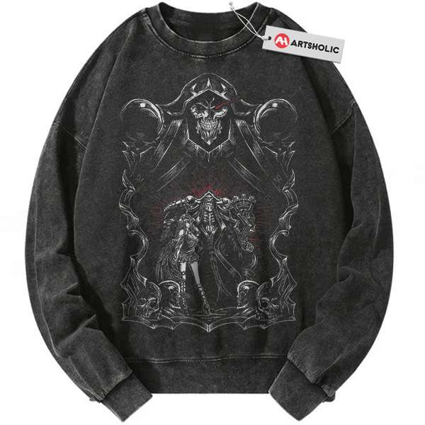Ainz Ooal Gown Sweatshirt, Albedo Sweatshirt, Overlord Sweatshirt, Anime Sweatshirt, Vintage Sweatshirt