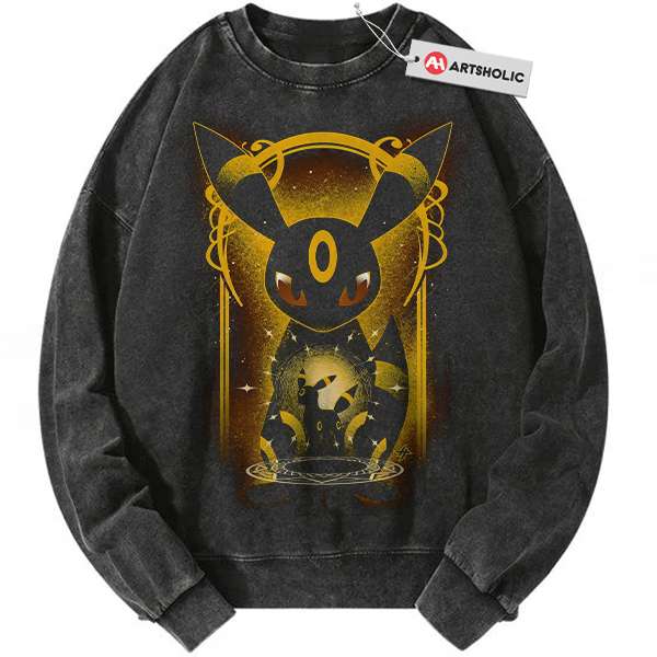 Umbreon Sweatshirt, Pokemon Sweatshirt, PKM Sweatshirt, Anime Sweatshirt, Vintage Sweater