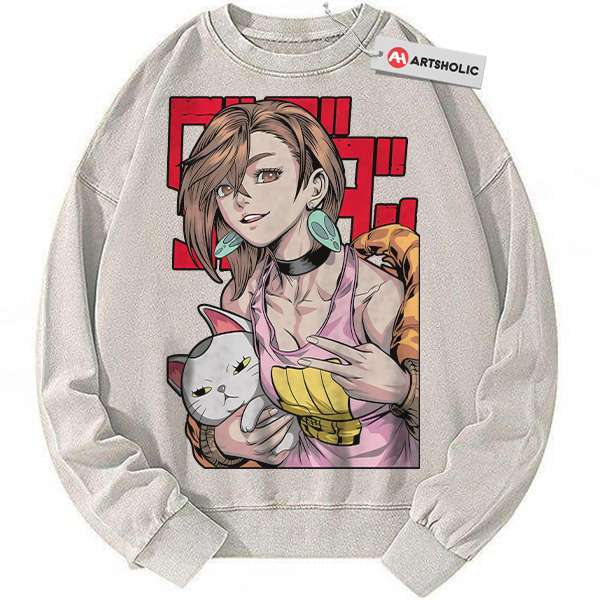 Momo Ayase Sweatshirt, Turbo Granny Sweatshirt, Dandadan Sweatshirt, Anime Sweatshirt, Vintage Sweatshirt