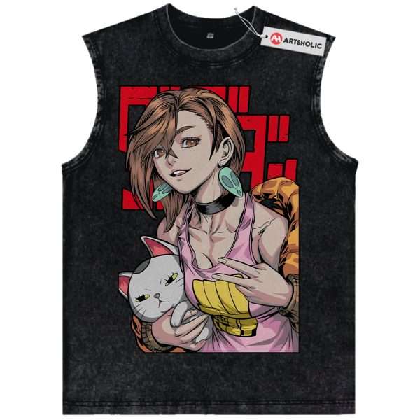 Momo Ayase Tank Top, Turbo Granny Tank Top, Dandadan Tank Top, Anime Tank Top, Vintage Tank Top