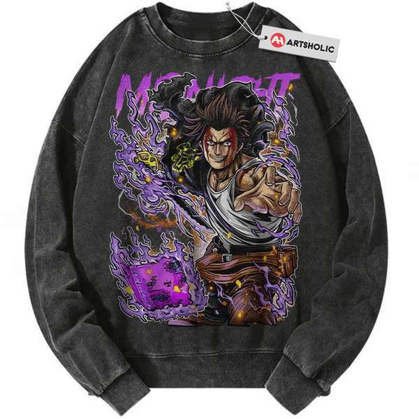 Yami Sukehiro Sweatshirt, Black Clover Sweatshirt, Anime Sweatshirt, Vintage Sweatshirt