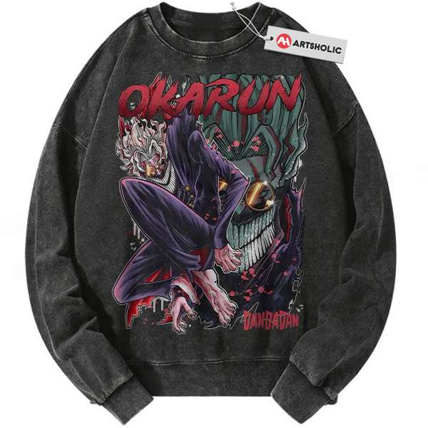 Okarun Sweatshirt, Ken Takakura Sweatshirt, Dandadan Sweatshirt, Anime Sweatshirt, Vintage Sweater