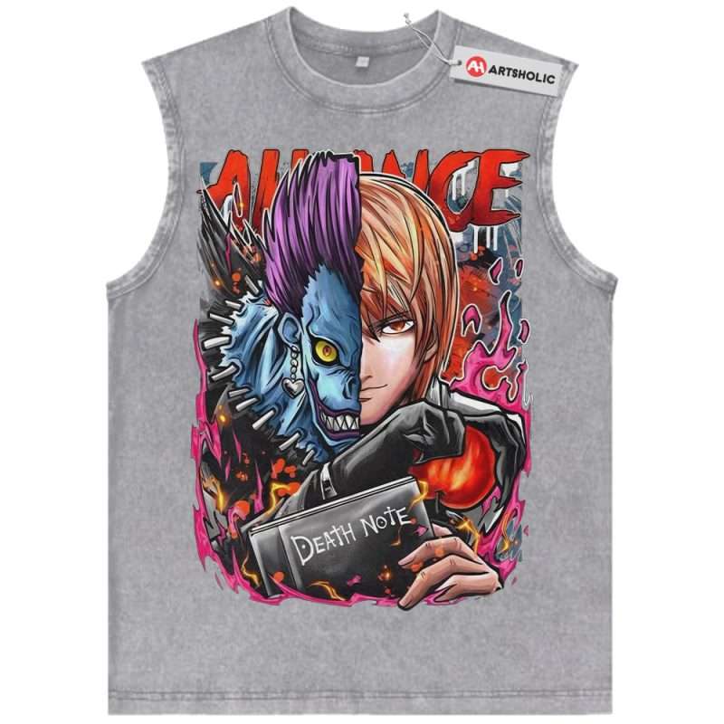 Ryuk Tank Top, Light Yagami Tank Top, Death Note Tank Top, Anime Tank ...