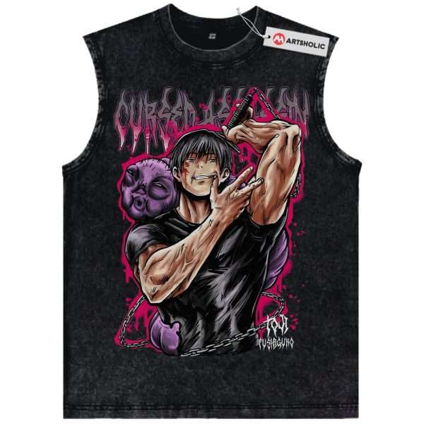 Toji Fushiguro Tank Top, Jujutsu Kaisen Tank Top, Anime Tank Top, Vintage Tank Top