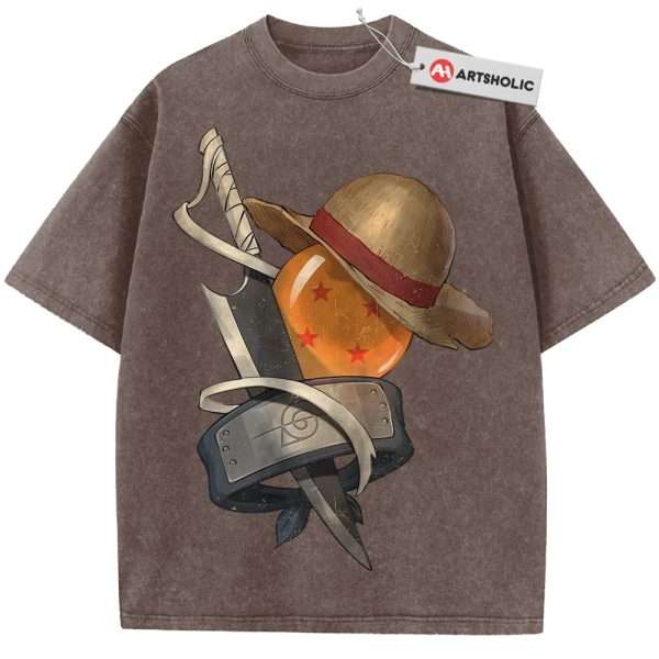 One Piece Shirt, Naruto Shirt, Dragon Ball Z Shirt, Bleach Shirt, Anime Shirt, Vintage T-Shirt