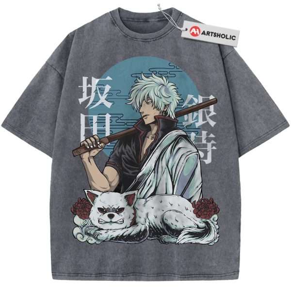 Gintoki Sakata Shirt, Gintama Shirt, Anime Shirt, Vintage T-Shirt