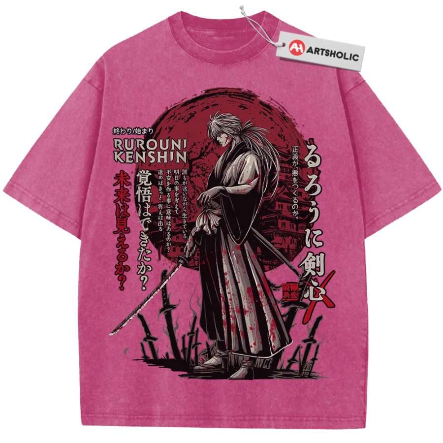 Kenshin Himura Shirt, Rurouni Kenshin Shirt, Anime Shirt, Vintage