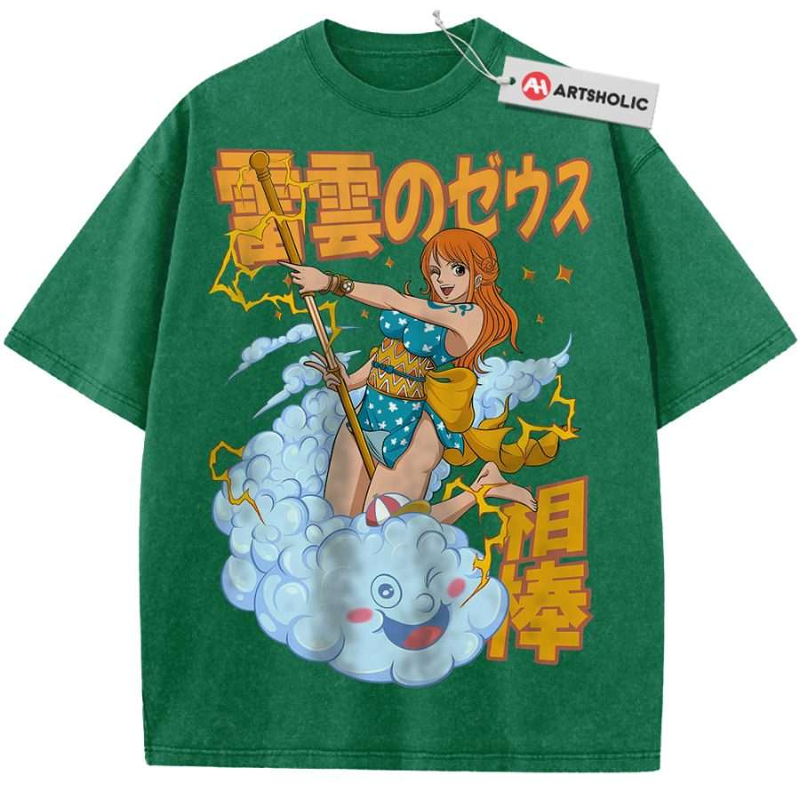 Nami Shirt, One Piece Shirt, Anime Shirt, Vintage Tee – Artsholic