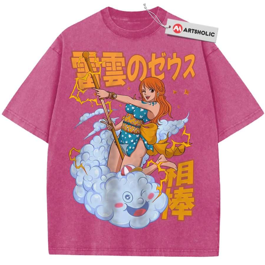Nami Shirt, One Piece Shirt, Anime Shirt, Vintage Tee – Artsholic