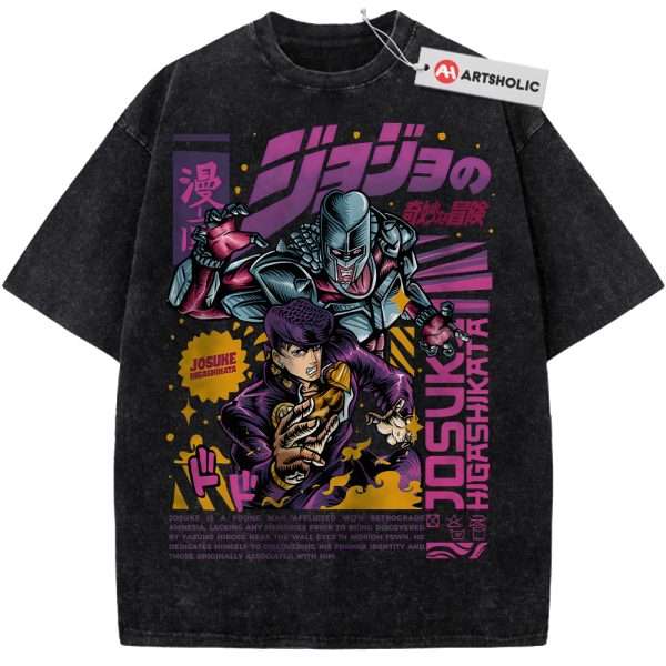 Josuke Higashikata Shirt, JoJo's Bizarre Adventure Shirt, Anime Shirt, Vintage Tee