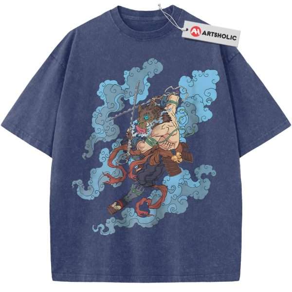 Inosuke Hashibira Shirt, Demon Slayer Shirt, Anime Shirt, Vintage Tee