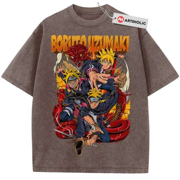 Boruto Uzumaki Shirt, Naruto Shirt, Anime Shirt, Vintage Tee