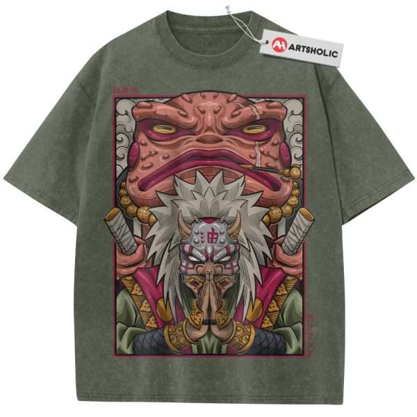Jiraiya Shirt, Naruto Shirt, Anime Shirt, Vintage T-Shirt