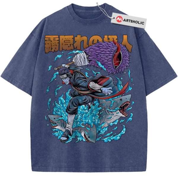 Kisame Hoshigaki Shirt, Naruto Shirt, Anime Shirt, Vintage T-Shirt