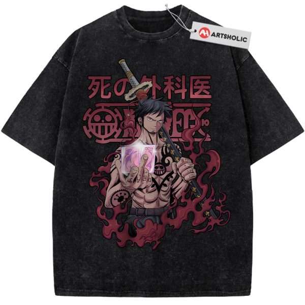 Trafalgar D Water Law Shirt, One Piece Shirt, Anime Shirt, Vintage T-Shirt