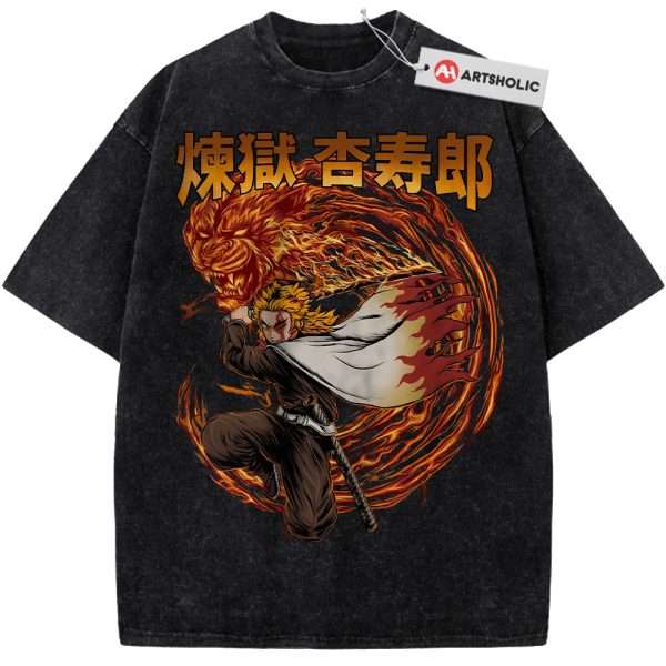 Kyojuro Rengoku Shirt, Demon Slayer Shirt, Anime Shirt, Vintage T-Shirt