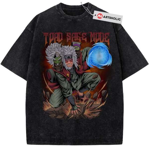 Jiraiya Shirt, Naruto Shirt, Anime Shirt, Vintage T-Shirt