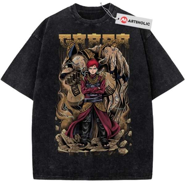 Gaara Shirt, Naruto Shirt, Anime Shirt, Vintage Tee