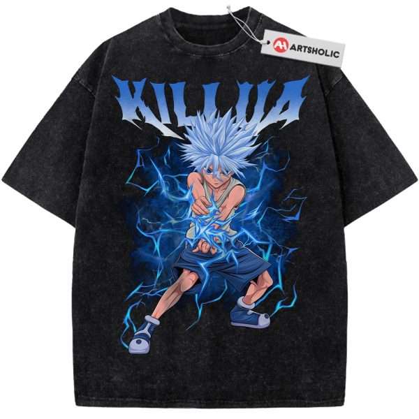 Killua Zoldyck Shirt, Hunter x Hunter Shirt, Anime Shirt, Vintage T-Shirt