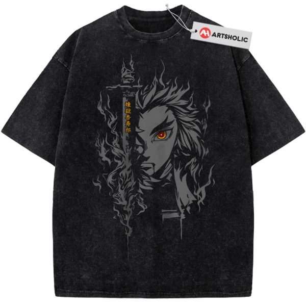 Kyojuro Rengoku Shirt, Demon Slayer Shirt, Anime Shirt, Vintage Tee