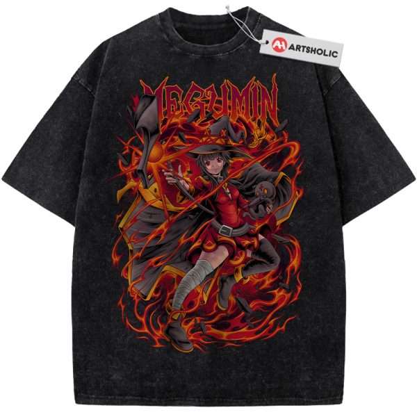 Megumin Shirt, Konosuba Shirt, Anime Shirt, Vintage Tee