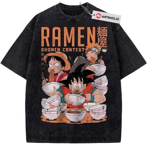 Son Goku Shirt, Luffy Shirt, Naruto Shirt, Anime Shirt, Vintage Tee