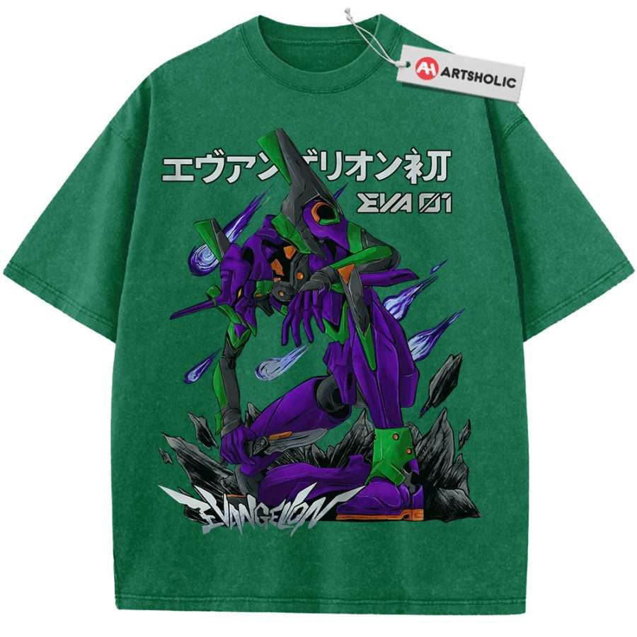 Eva-01 Shirt, Neon Genesis Evangelion Shirt, Anime Shirt, Vintage