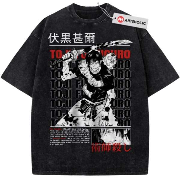 Toji Fushiguro Shirt, Jujutsu Kaisen Shirt, Anime Shirt, Vintage Tee