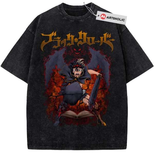 Asta Shirt, Black Clover Shirt, Anime Shirt, Vintage T-Shirt
